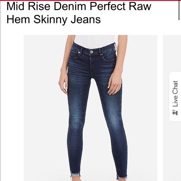 skinny mid rise express